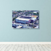 Tynecastle Stadion Edinburgh Lucht Kunst Canvas Afdruk (Insitu (Houten vloer))