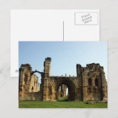 Tynemouth Priory, England Post Card Briefkaart (Voorkant / Achterkant)