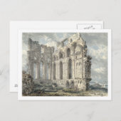 Tynemouth Priory, Northumberland, c.1792-93 (w/c)  Briefkaart (Voorkant / Achterkant)