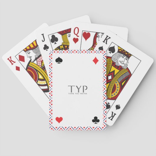 TYP Canasta-afspeelkaarten Rood Pokerkaarten (Achterkant)