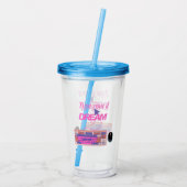 Typ mijn toekomst acryl drinkbeker (Achterkant)