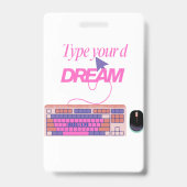 Typ mijn toekomst badge (Achterkant)