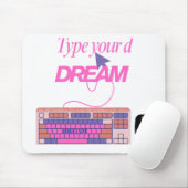 Typ mijn toekomst muismat (Met muis)