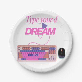 Typ mijn toekomst papieren bordje