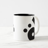 TYP-(Ö!) Creaties Tweekleurige Koffiemok (Voorkant rechts)