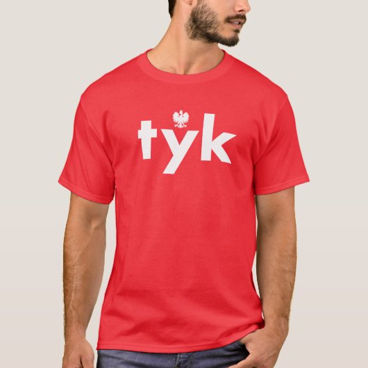 typ Poolse achternaam Tshirt (Voorkant)