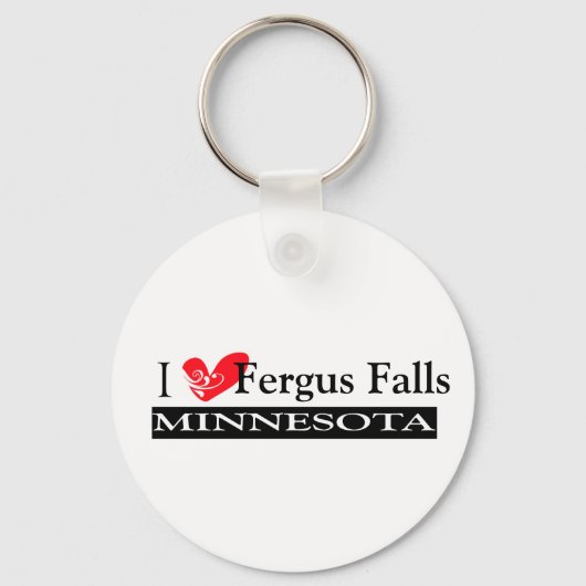Typ uw Minnesota Town Sleutelhanger (Voorkant)