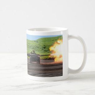 Type 10 tank en M1A1 tank tonen muilkorfflits Koffiemok