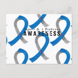 Type 1 & 2 diabetes briefkaart
