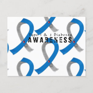 Type 1 & 2 diabetes briefkaart