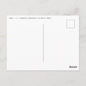 Type 1 & 2 diabetes briefkaart (Achterkant)