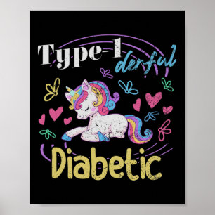 Type 1 Derful T1d Diabetes Poster