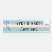 Type 1 Diabetes Awareness Bumpersticker (Voorkant)