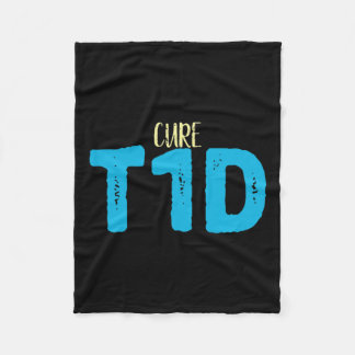 Type 1 Diabetes Awareness - Cure Tid Diabetes Fleece Deken