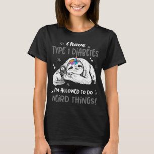 Type 1 Diabetes Awareness Month Ribbon Gifts T-shirt
