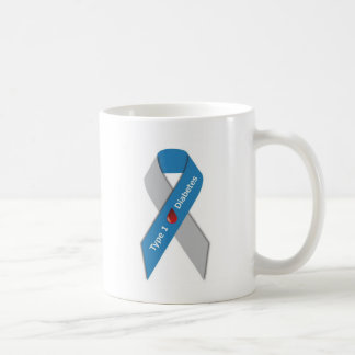 Type 1 Diabetes Awareness Ribbon Koffiemok