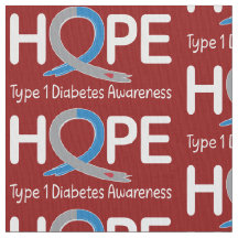 Type 1 Diabetes Awareness Ribbon of Hope