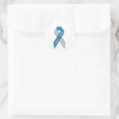 Type 1 Diabetes Awareness Ribbon Ronde Sticker (Tas)