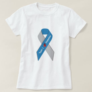 Type 1 Diabetes Awareness Ribbon T-shirt