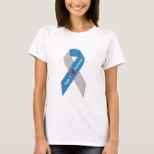 Type 1 Diabetes Awareness Ribbon T-shirt (Voorkant)