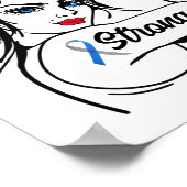 Type 1 Diabetes Awareness Strong Rosie Mama Poster (Hoek)