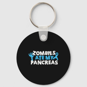 Type 1 Diabetes Awareness Zombies Ate My Pancreas Sleutelhanger