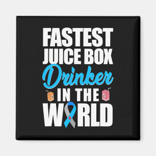 Type 1 Diabetes Bewustmaking Snelste Juisbox Drink Magneet
