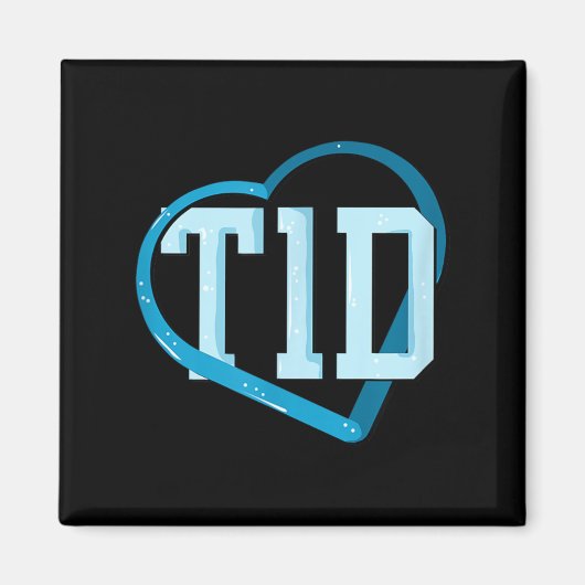 Type 1 Diabetes Bewustzijn Magneet (Voorkant)