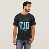Type 1 Diabetes Bewustzijn T-shirt (Voorkant volledig)