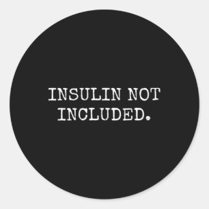 Type 1 Diabetes Cadeaus Mannen Vrouwen Kinderen In Ronde Sticker