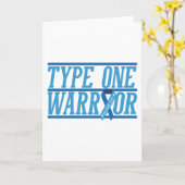 Type 1 diabetes krijger kaart (Gele Bloem)