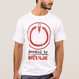 Type 1 diabetes met insuline t-shirt