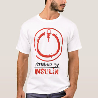 Type 1 diabetes met insuline t-shirt