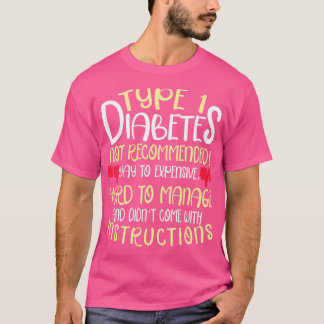 Type 1 Diabetes Negatieve Review Diabetisch T-shirt