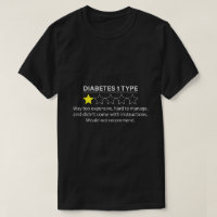 Type 1 Diabetes T1D Een Star Rating Grappig Gift T