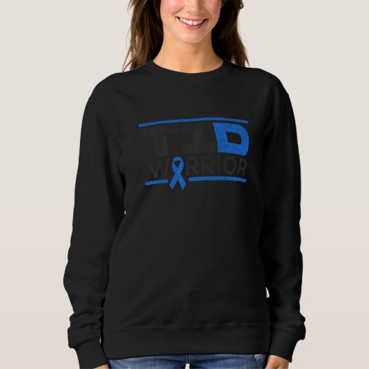 Type 1 Diabetes T1d Warrior Trui (Voorkant)
