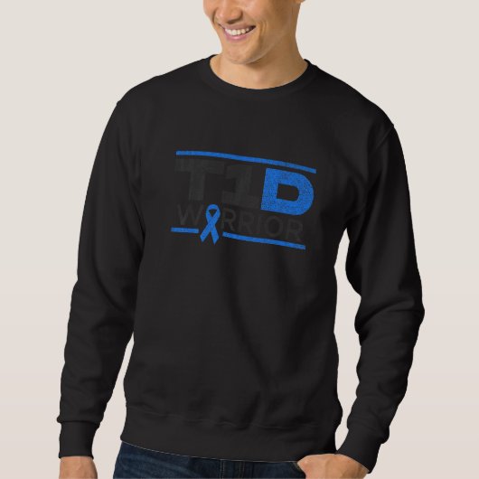 Type 1 Diabetes T1d Warrior Trui (Voorkant)