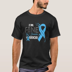 Type 1 Diabetes Warrior ik ben Feather T-shirt