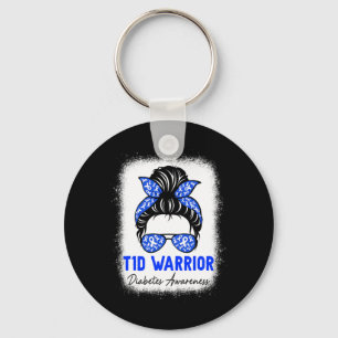 Type 1 Diabetes Warrior T1d Awareness Month Messy Sleutelhanger