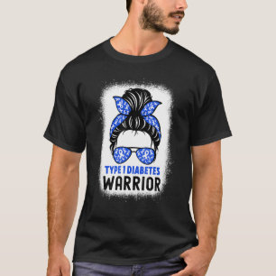 Type 1 Diabetes Warrior T1D Bewustmakingsbericht T-shirt