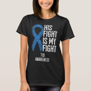 Type 1 diabetes Zijn gevecht is mijn gevecht T1D A T-shirt
