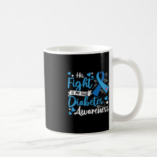 Type 1 Diabetes Zijn strijd is mijn gevecht tussen Koffiemok