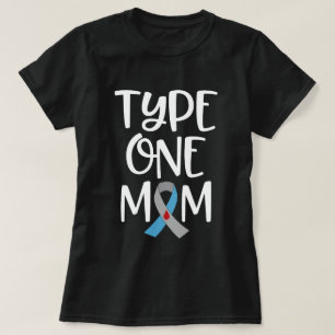 Type 1 mam Womens T1D Moeders Diabetische Gift T-shirt