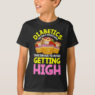 Type 2 Diabetes Awareness Cute Diabetics Sweets T-shirt