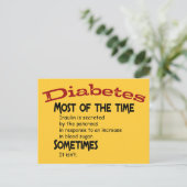 Type 2 diabetes Gifts & T-shirts Briefkaart (Staand voorkant)