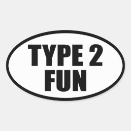 Type 2 finun. ovale sticker