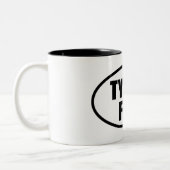 Type 2 finun. tweekleurige koffiemok (Links)