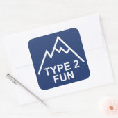 Type 2 finun. vierkante sticker (Envelop)