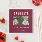 Type afstuderen multi-foto marjodie wit servet (Insitu)