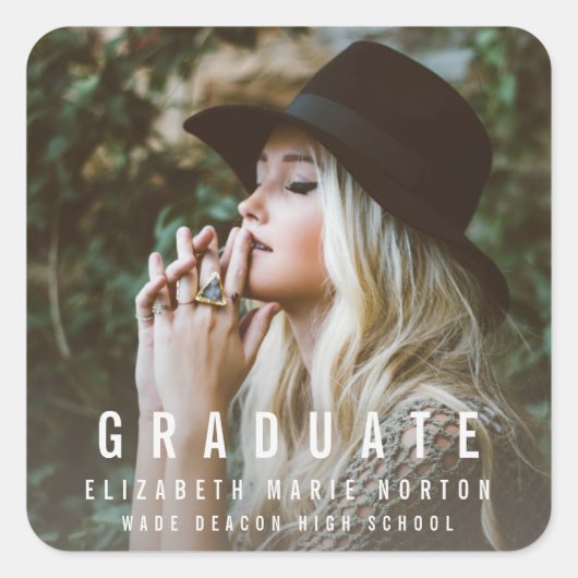 Type afstuderen stickers (Voorkant)